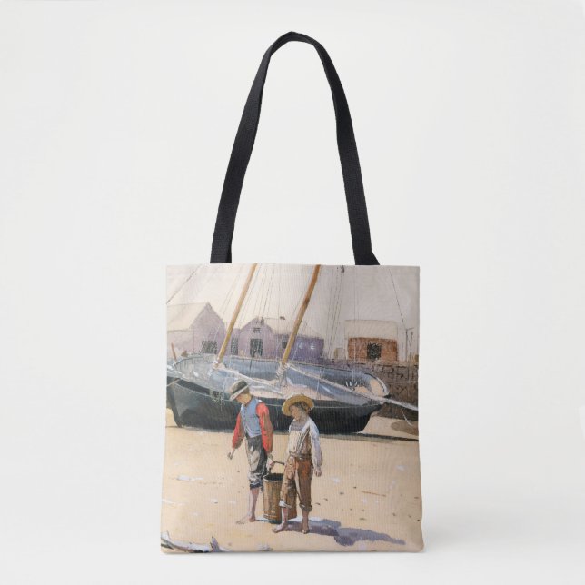 Bolso De Tela Una cesta de clavos | Winslow Homer (Anverso)