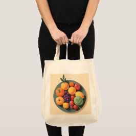 Bolso De Tela Una colorida Fiesta de Fruta