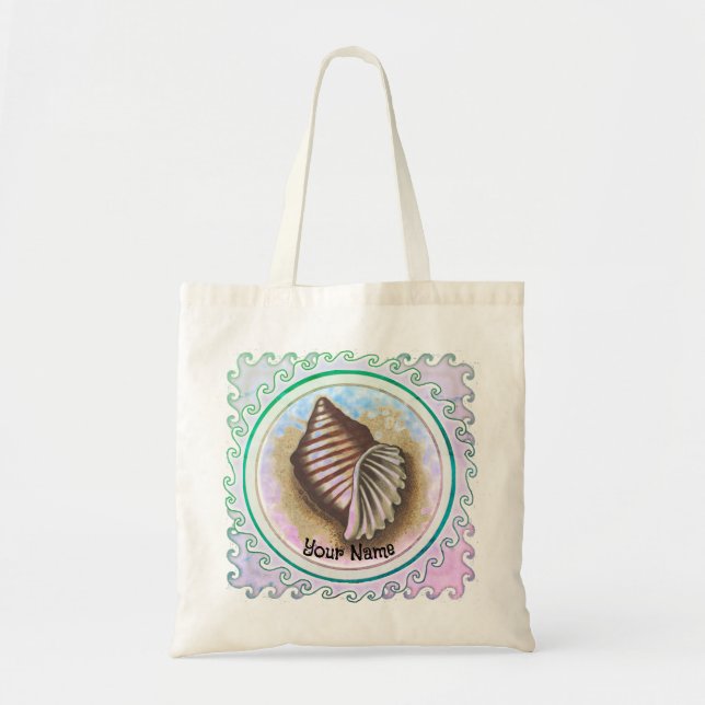 Bolso De Tela Una concha de mar  (Frente)