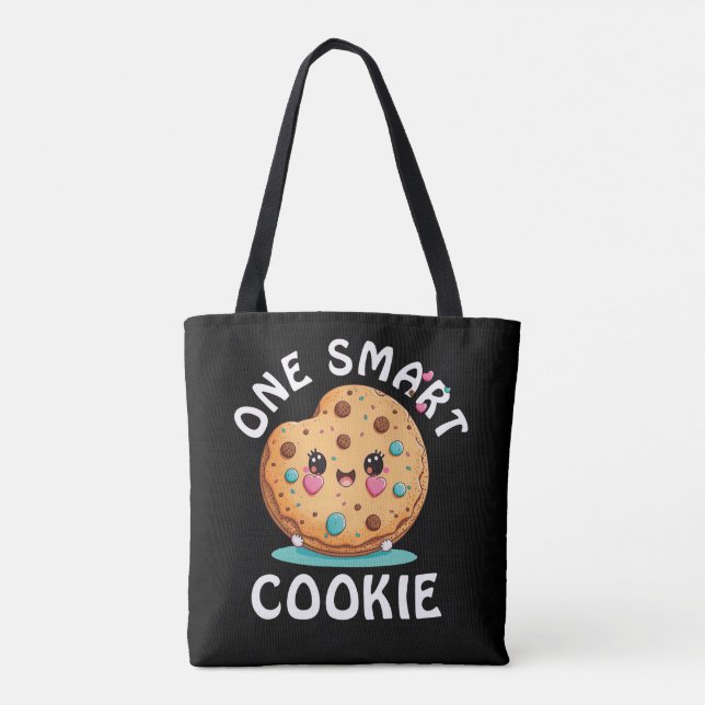 Bolso De Tela Una cookie inteligente (Reverso)