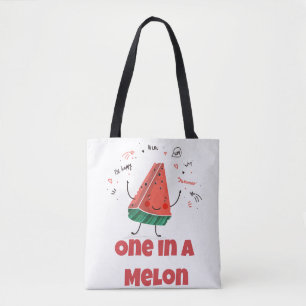 Bolso De Tela Una en un melón - Divertida sandía de verano