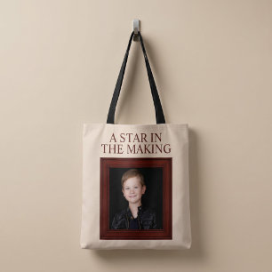 Bolso De Tela UNA ESTRELLA EN FORMACIÓN Foto infantil personaliz