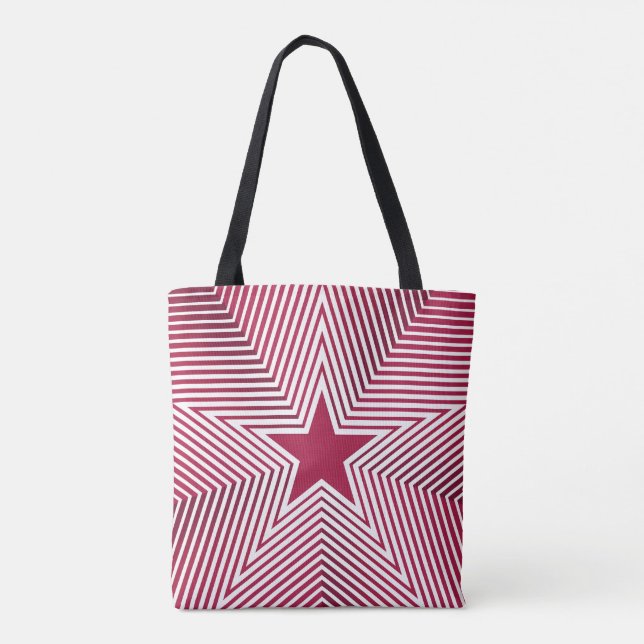 Bolso De Tela una estrella magnética hipnótica para relajar sus  (Reverso)