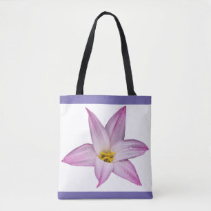 Bolso De Tela Una Flor