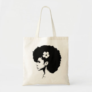 Bolso De Tela Una flor