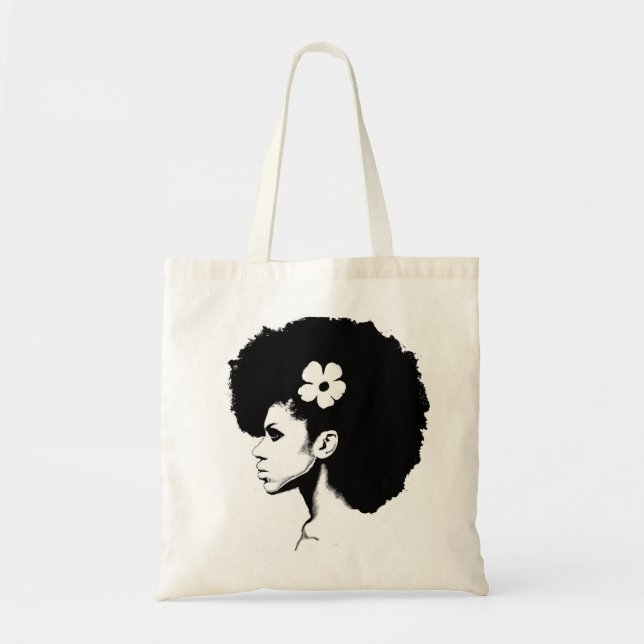 Bolso De Tela Una flor (Frente)