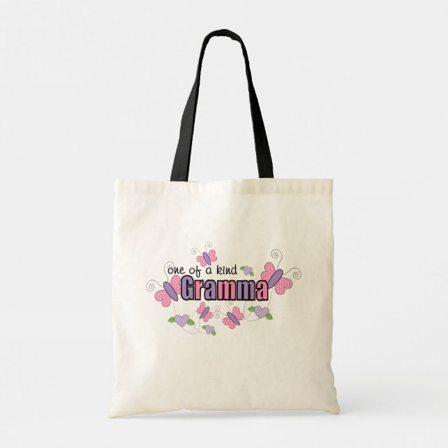 Bolso De Tela Una Gramma De Tipo (Reverso)