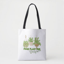 Bolso De Tela Una hermosa etiqueta para mamá amante de las plant