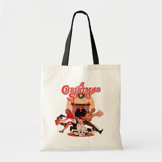 Bolso De Tela Una historia de arte Poster Navidad (Frente)