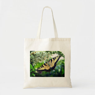 Bolso De Tela Una mariposa con alas amarillas y negras