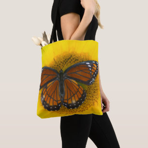 Bolso De Tela Una mariposa virrey   Limenitis Archippus