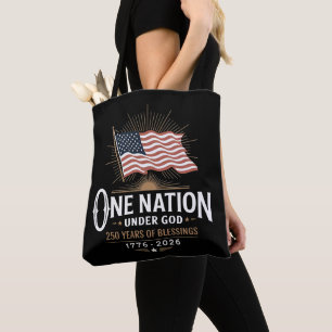 Bolso De Tela Una nación bajo Dios 250 años de bendiciones