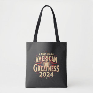 Bolso De Tela Una Nueva Era de Grandeza Americana 2024 Trump Gan