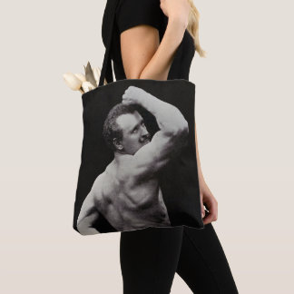 Bolso De Tela Una nueva pose de los hombres fuertes Eugen Sandow