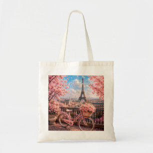 Bolso De Tela Una pequeña ilustración estética de París