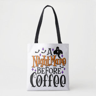 Bolso De Tela Una pesadilla antes del café