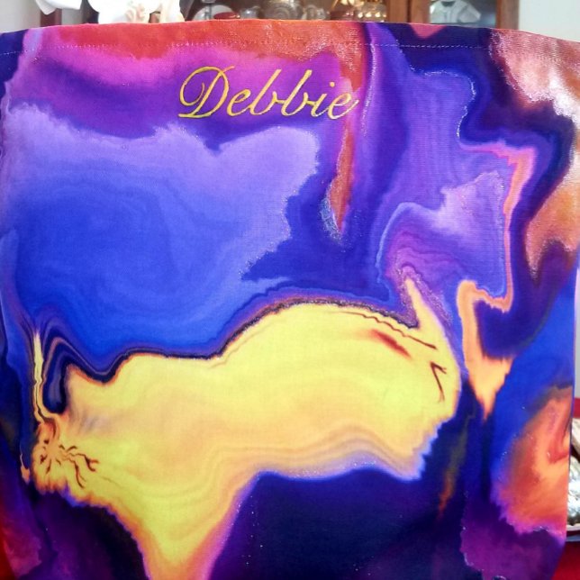Bolso De Tela Una ráfaga de morado y amarillo (Subido por el creador)