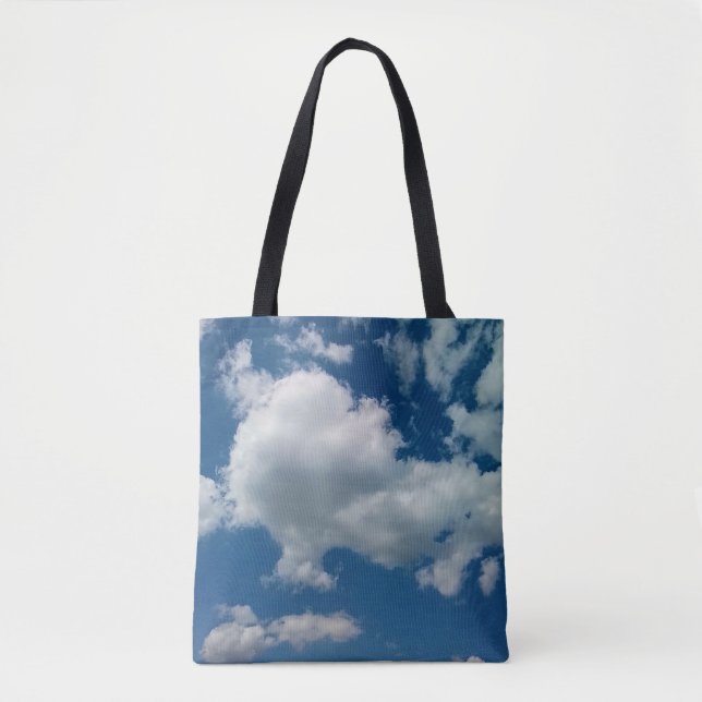 Bolso De Tela Una selección de nubes (Anverso)