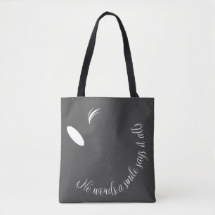 Bolso De Tela Una sonrisa lo dice todo