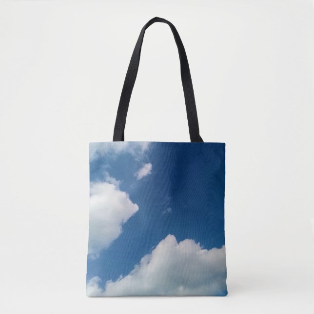 Bolso De Tela Una suavidad en las nubes (Anverso)