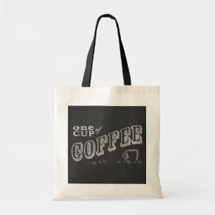 Bolso De Tela una taza de café CHALK ART