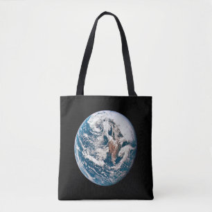 Bolso De Tela Una Tierra Tomada De La nave Apolo 10.