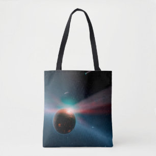 Bolso De Tela Una Tormenta De Cometas En El Sistema Eta Corvi.