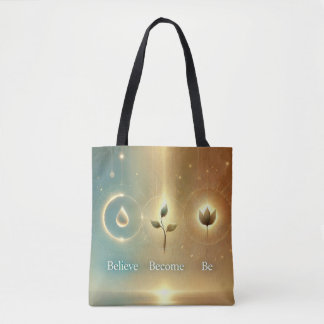 Bolso De Tela Una Trinidad de Tote de Transformación