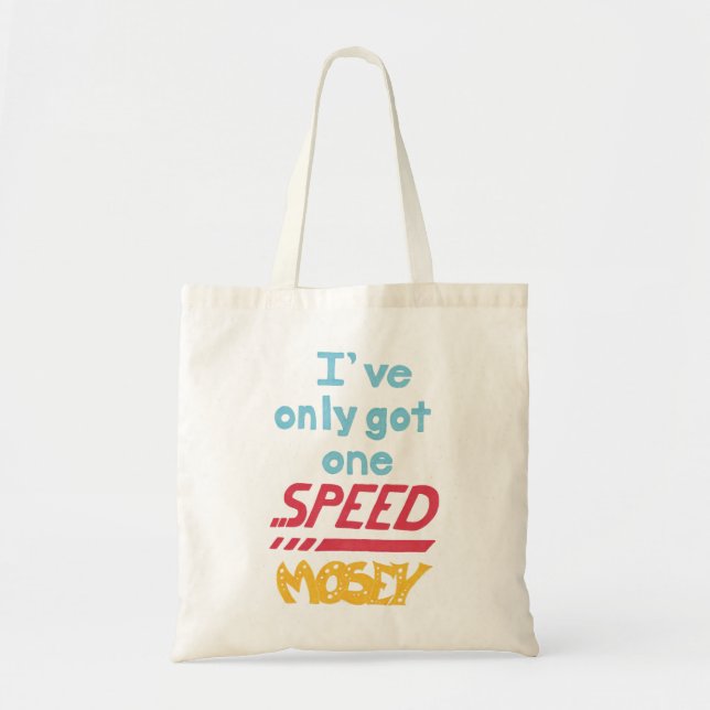 Bolso De Tela Una velocidad (Frente)