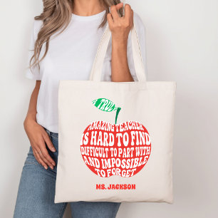 Bolso De Tela Una Verdaderamente Increíble Tipografía de Manzana