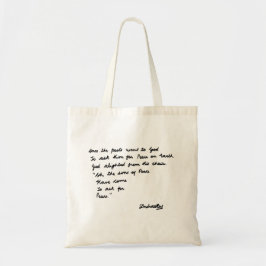 Bolso De Tela Una vez que los poetas fueron a Dios