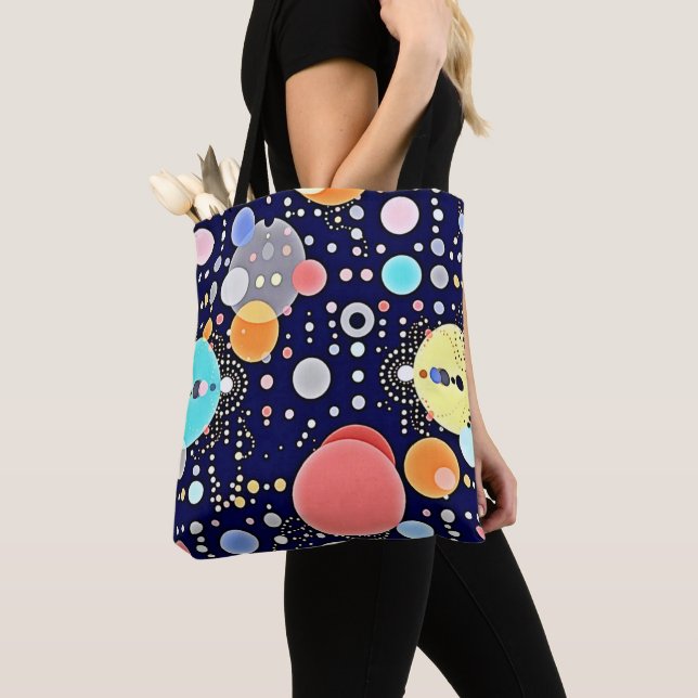 Bolso De Tela Una visión divertida del universo de la burbuja (Detalle)