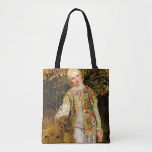 Bolso De Tela Una y el León, 1860 por William Bell Scott