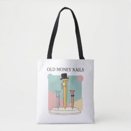 Bolso De Tela Uñas de dinero antiguo