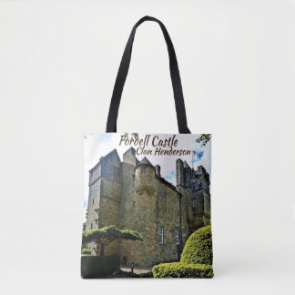 Bolso De Tela Único Clan Escocés Henderson's Fordell Castle