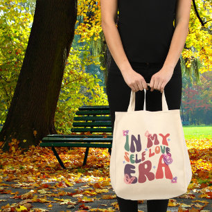 Bolso De Tela Único en mi era de amor propio, mariposa neón y es