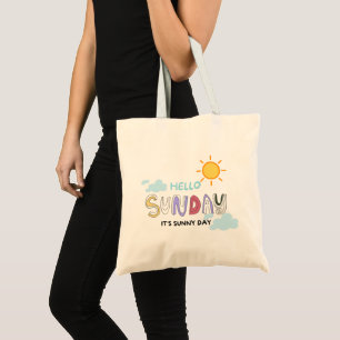 Bolso De Tela Único "Hello Sunday"