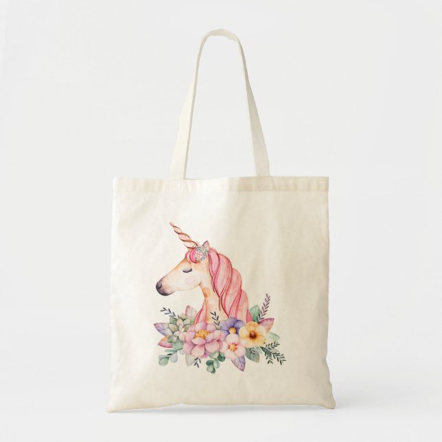 Bolso De Tela Unicorn (Frente)