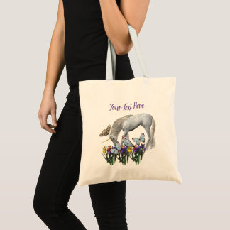 Bolso De Tela Unicorn And Butterflies Fantasy Personalized