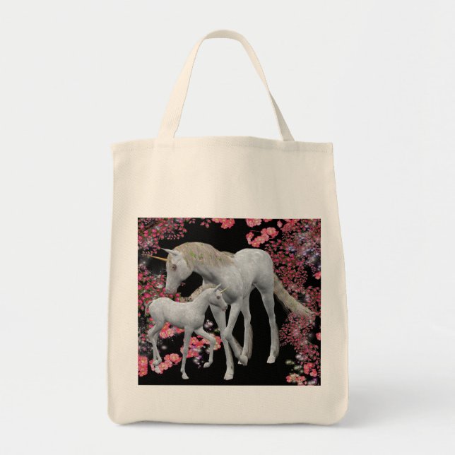 Bolso De Tela Unicorn Mare Y Fantasy Tote Bag (Frente)