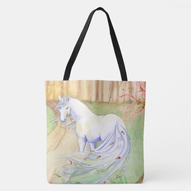 Bolso De Tela Unicornio (Anverso)