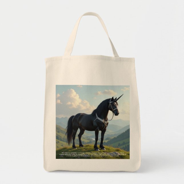 Bolso De Tela Unicornio (Frente)
