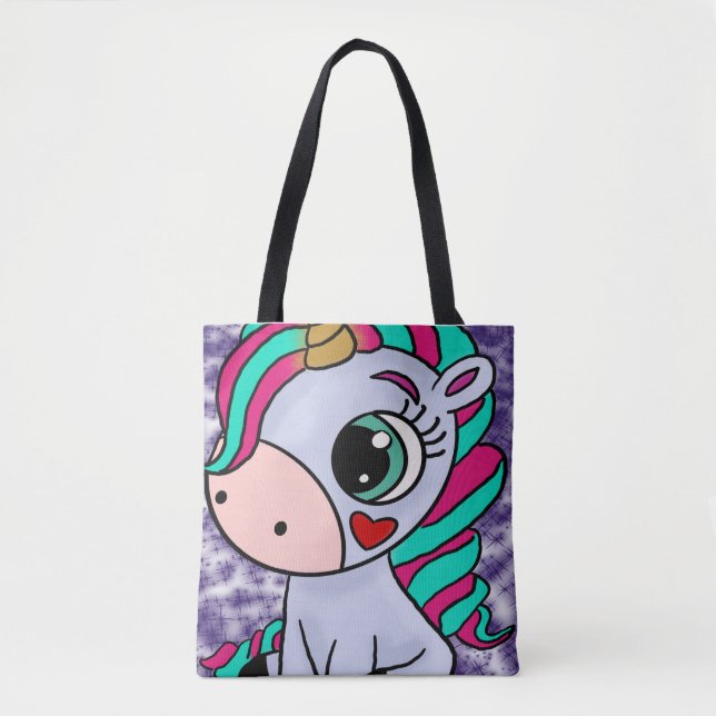 Bolso De Tela unicornio (Anverso)