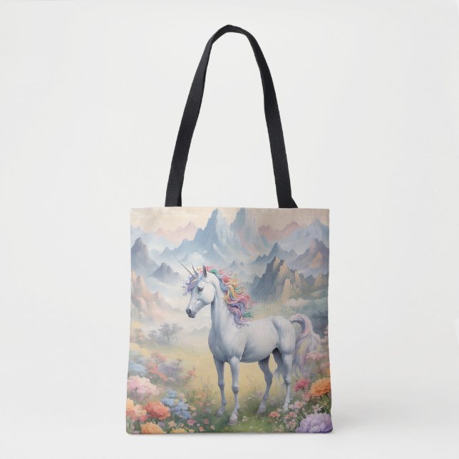 Bolso De Tela Unicornio (Anverso)
