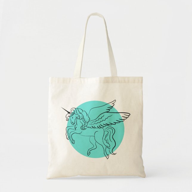 Bolso De Tela Unicornio (Frente)