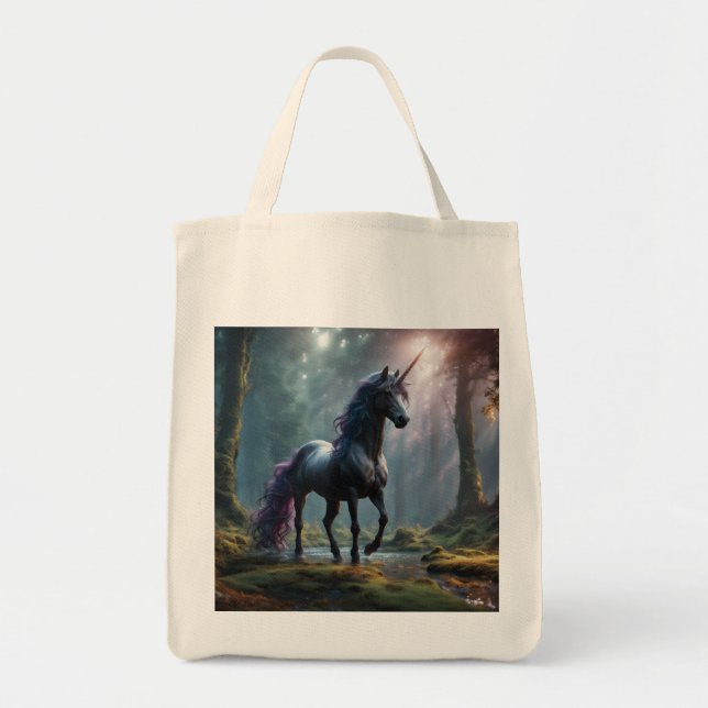 Bolso De Tela Unicornio (Frente)