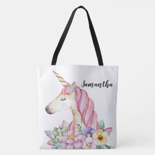 Bolso De Tela Unicornio