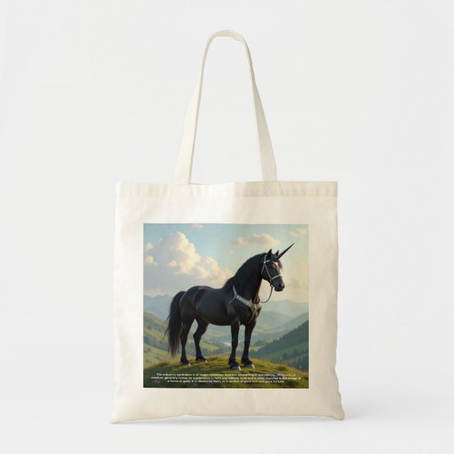Bolso De Tela Unicornio (Frente)