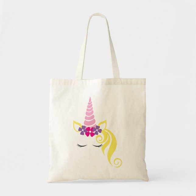 Bolso De Tela Unicornio (Frente)