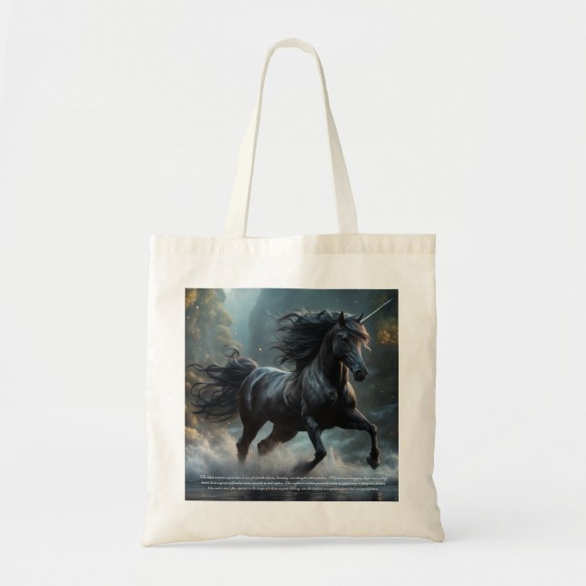 Bolso De Tela Unicornio (Frente)
